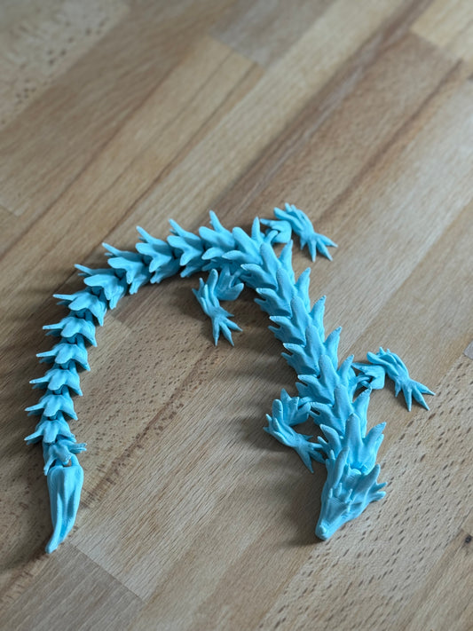 3 D Drache Blau
